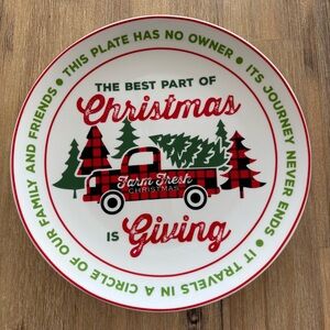 Christmas Themed Decorative Party Tray Plate